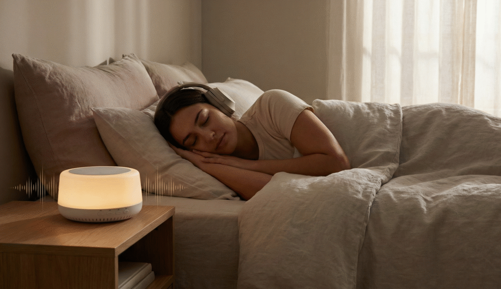 ruido blanco, rosa y marrón para los acúfenos